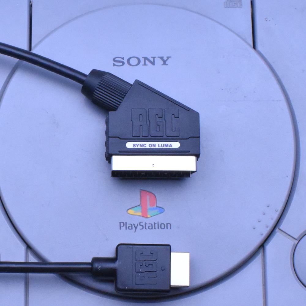 Sony Playstation 1 PS PS1 PS2 PS3 PSX RGB SCART cable